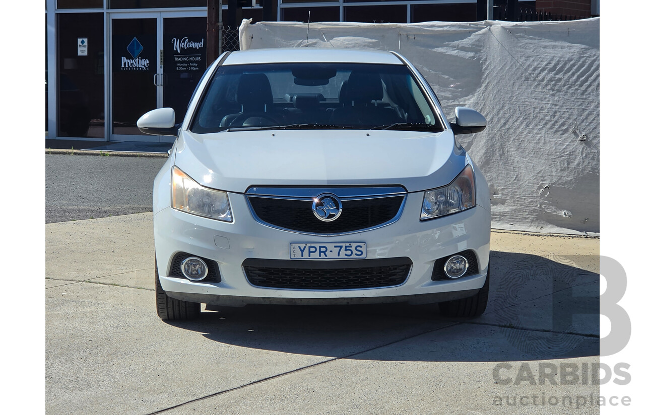 05/2014 Holden Cruze Z-Series JH MY14 4d Sedan White 1.8L