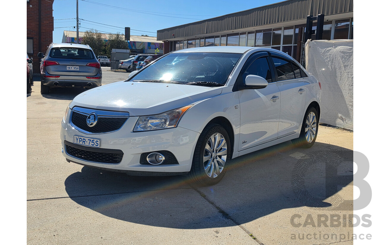 05/2014 Holden Cruze Z-Series JH MY14 4d Sedan White 1.8L