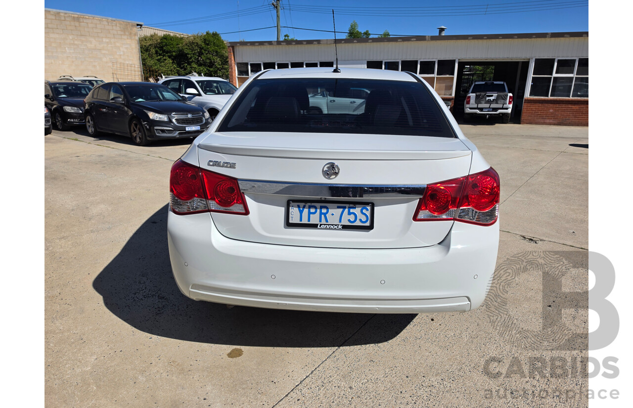 05/2014 Holden Cruze Z-Series JH MY14 4d Sedan White 1.8L