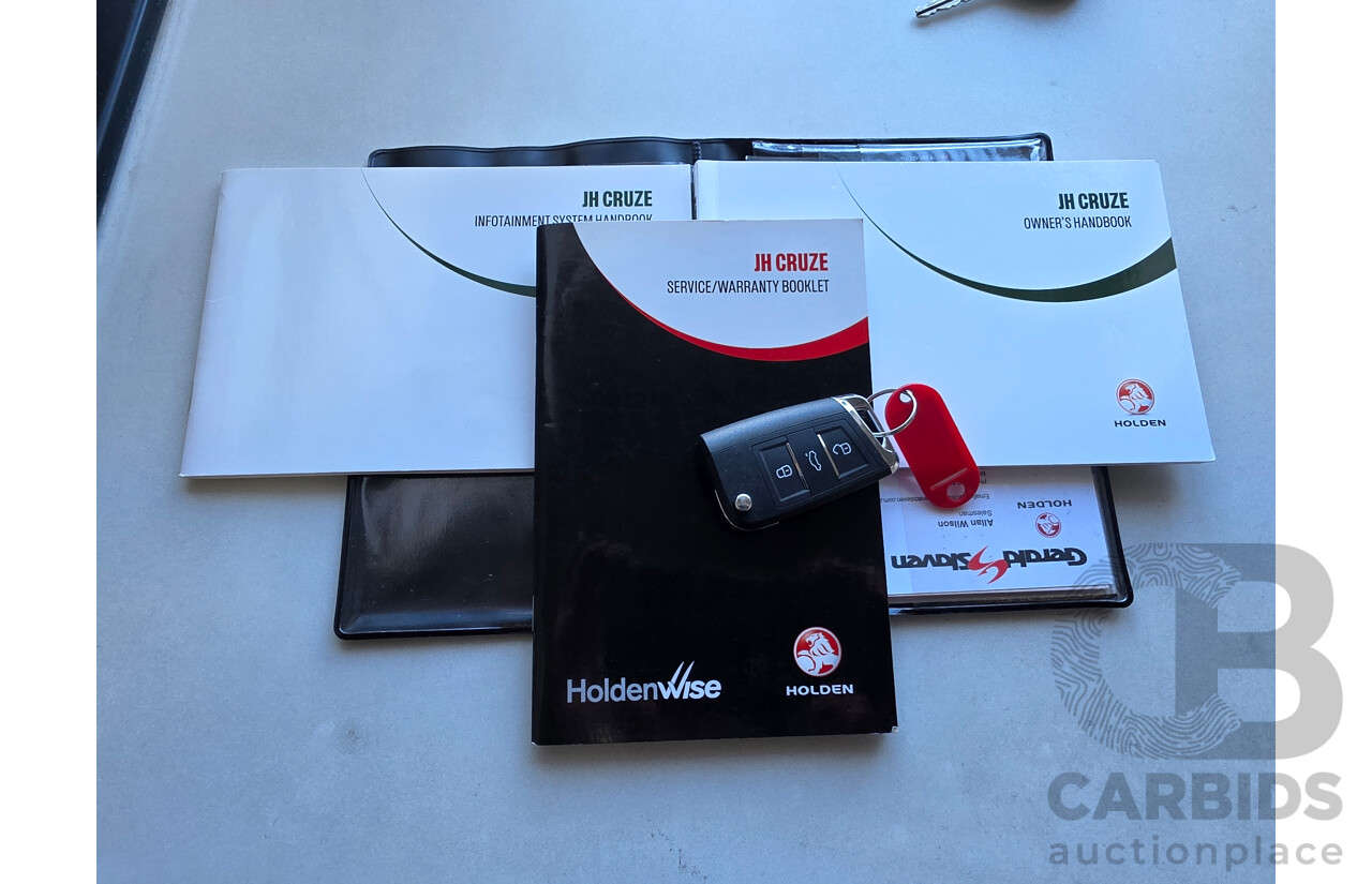 05/2014 Holden Cruze Z-Series JH MY14 4d Sedan White 1.8L