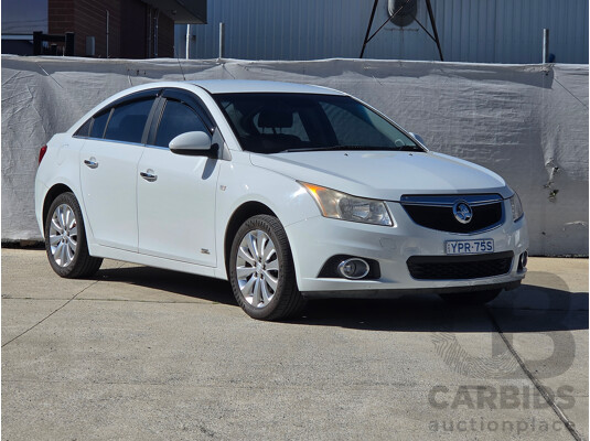 05/2014 Holden Cruze Z-Series JH MY14 4d Sedan White 1.8L