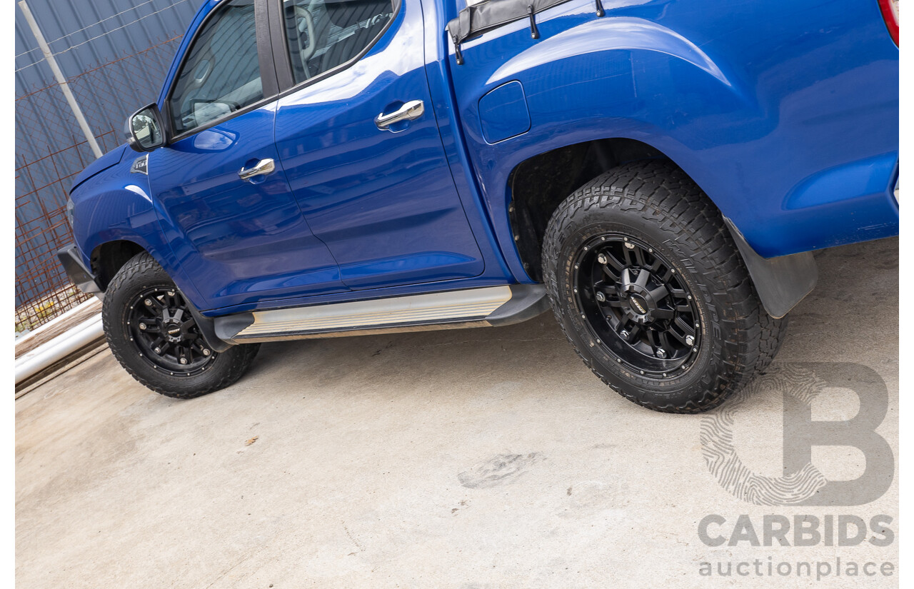 6/2019 LDV T60 Luxe (4x4) SK8C Double Cab Utility Jewel Blue Turbo 2.8L