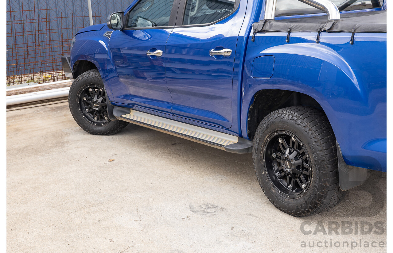 6/2019 LDV T60 Luxe (4x4) SK8C Double Cab Utility Jewel Blue Turbo 2.8L