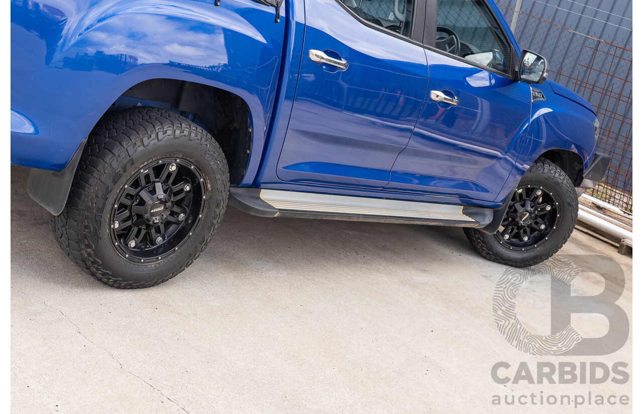 6/2019 LDV T60 Luxe (4x4) SK8C Double Cab Utility Jewel Blue Turbo 2.8L