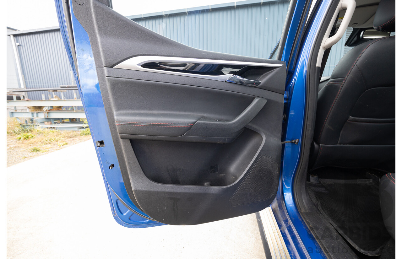 6/2019 LDV T60 Luxe (4x4) SK8C Double Cab Utility Jewel Blue Turbo 2.8L