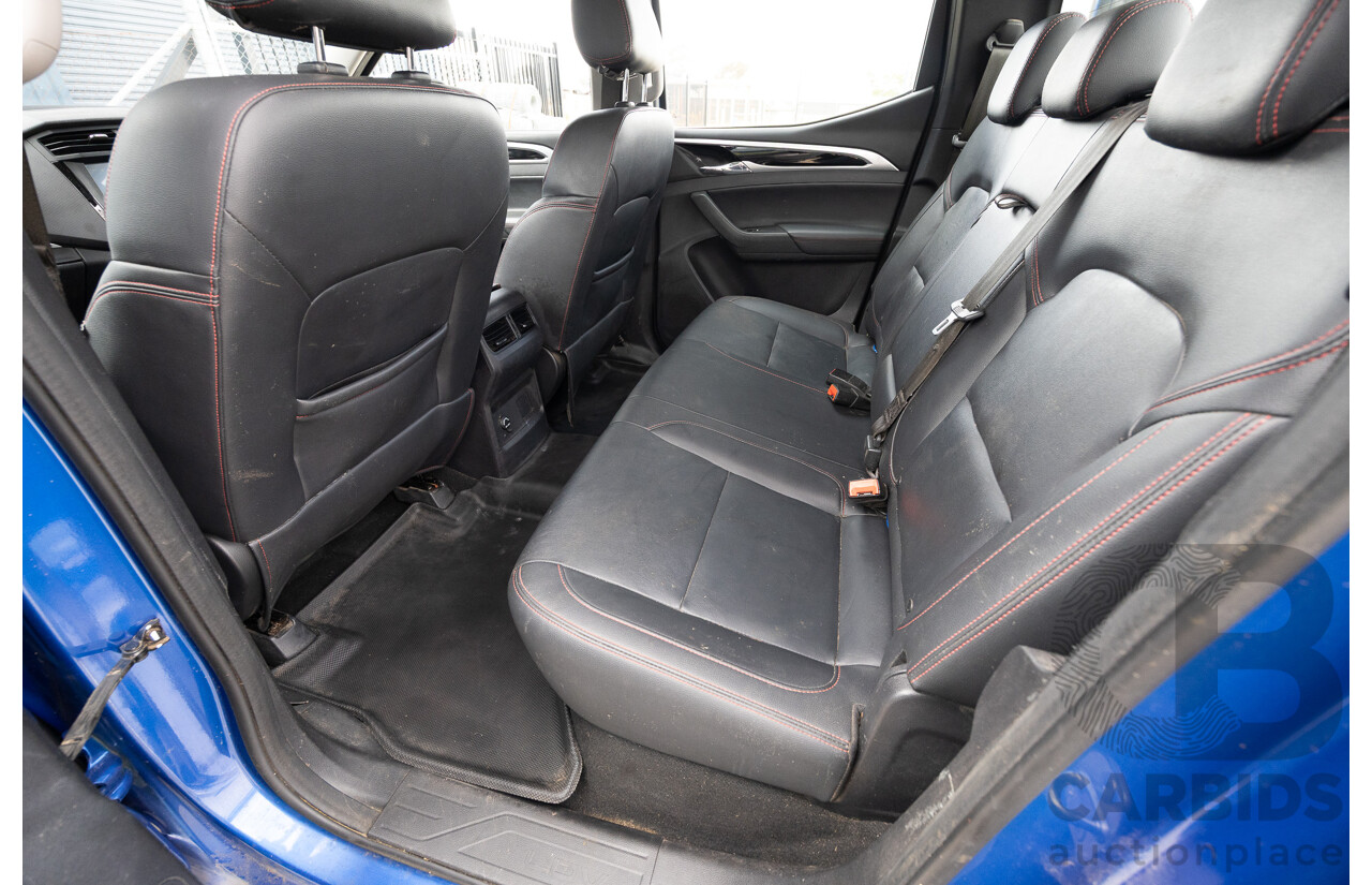 6/2019 LDV T60 Luxe (4x4) SK8C Double Cab Utility Jewel Blue Turbo 2.8L