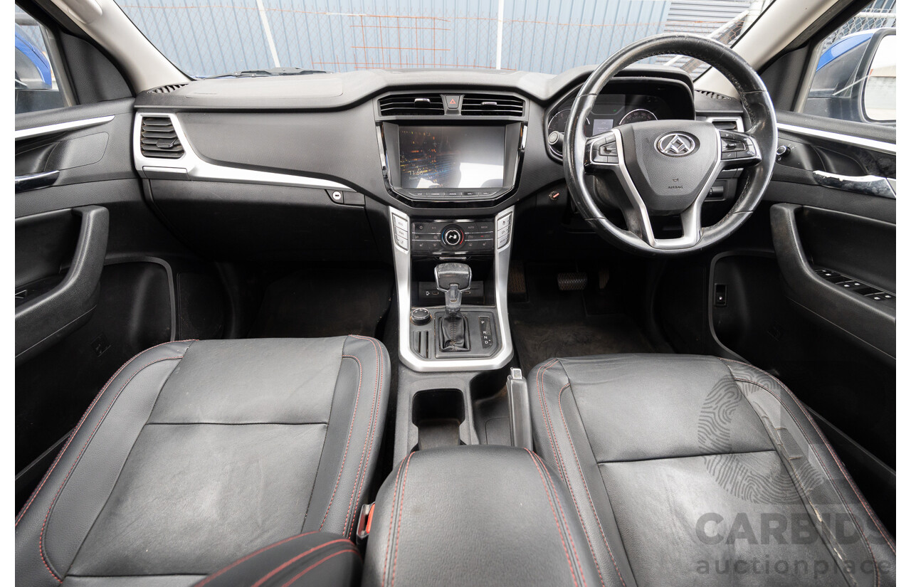 6/2019 LDV T60 Luxe (4x4) SK8C Double Cab Utility Jewel Blue Turbo 2.8L