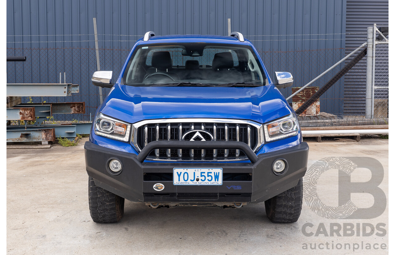 6/2019 LDV T60 Luxe (4x4) SK8C Double Cab Utility Jewel Blue Turbo 2.8L