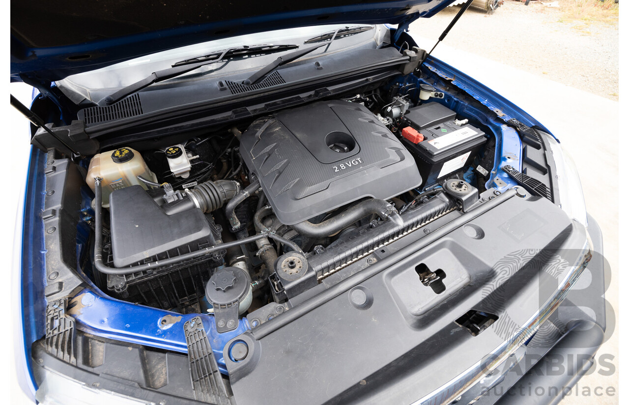 6/2019 LDV T60 Luxe (4x4) SK8C Double Cab Utility Jewel Blue Turbo 2.8L