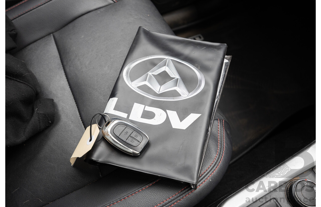 6/2019 LDV T60 Luxe (4x4) SK8C Double Cab Utility Jewel Blue Turbo 2.8L
