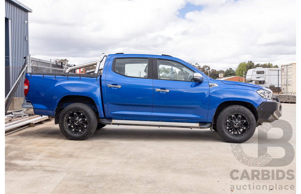 6/2019 LDV T60 Luxe (4x4) SK8C Double Cab Utility Jewel Blue Turbo 2.8L