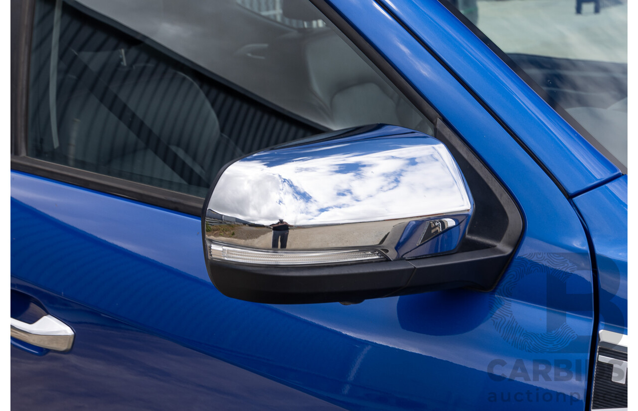 6/2019 LDV T60 Luxe (4x4) SK8C Double Cab Utility Jewel Blue Turbo 2.8L