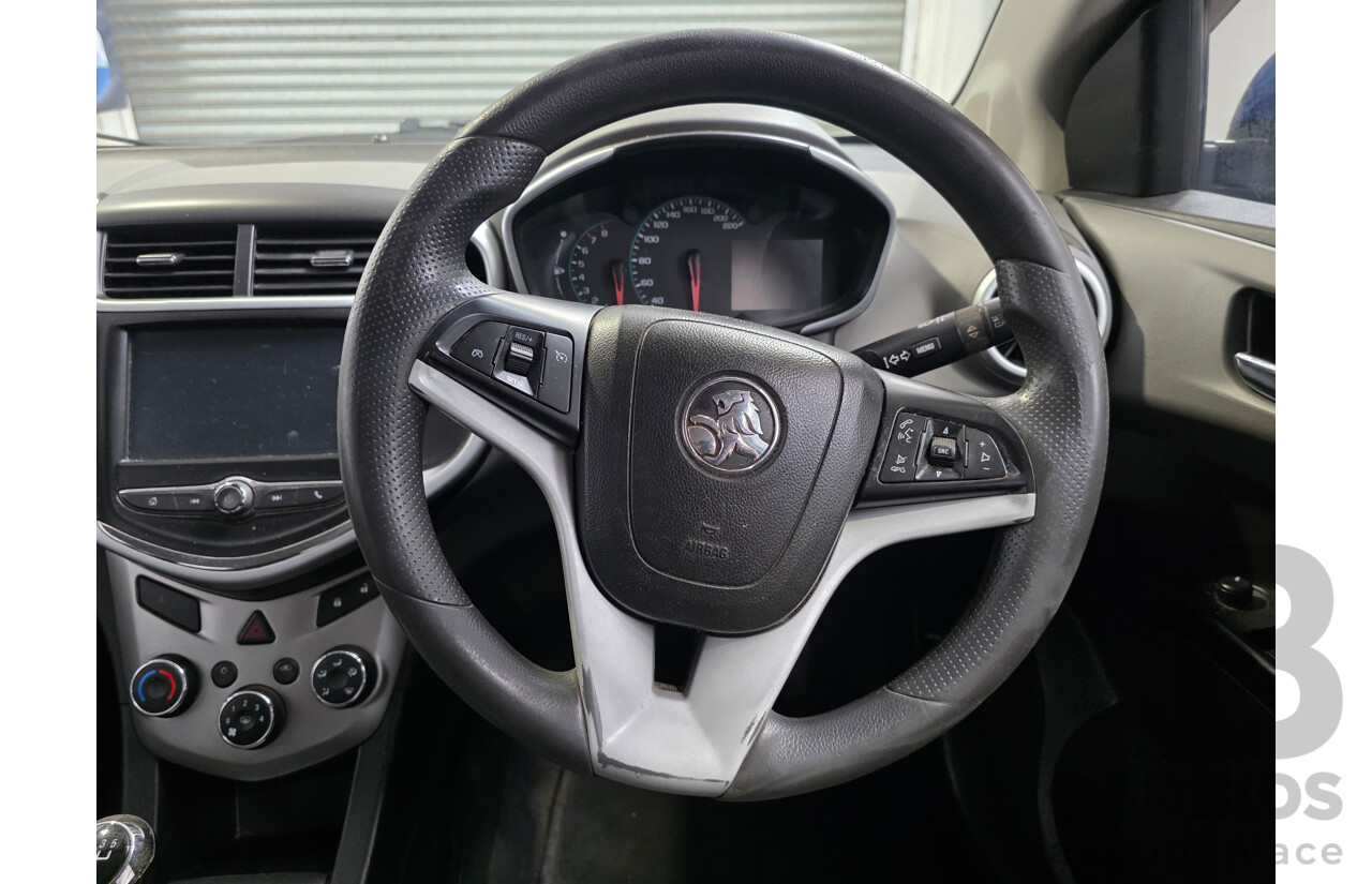 07/2018 Holden Barina LS FWD TM MY18 5d Hatchback Blue 1.6L
