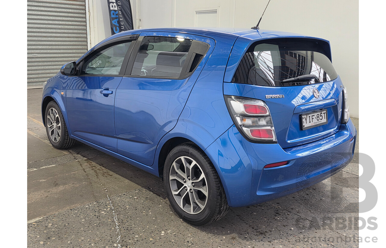 07/2018 Holden Barina LS FWD TM MY18 5d Hatchback Blue 1.6L