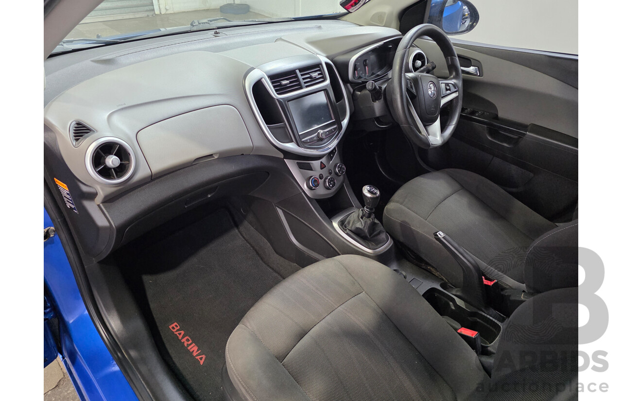 07/2018 Holden Barina LS FWD TM MY18 5d Hatchback Blue 1.6L