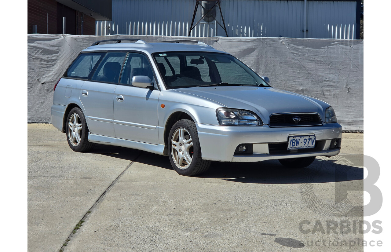12/2001 Subaru Liberty RX MY01 4d Wagon Silver 2.5L