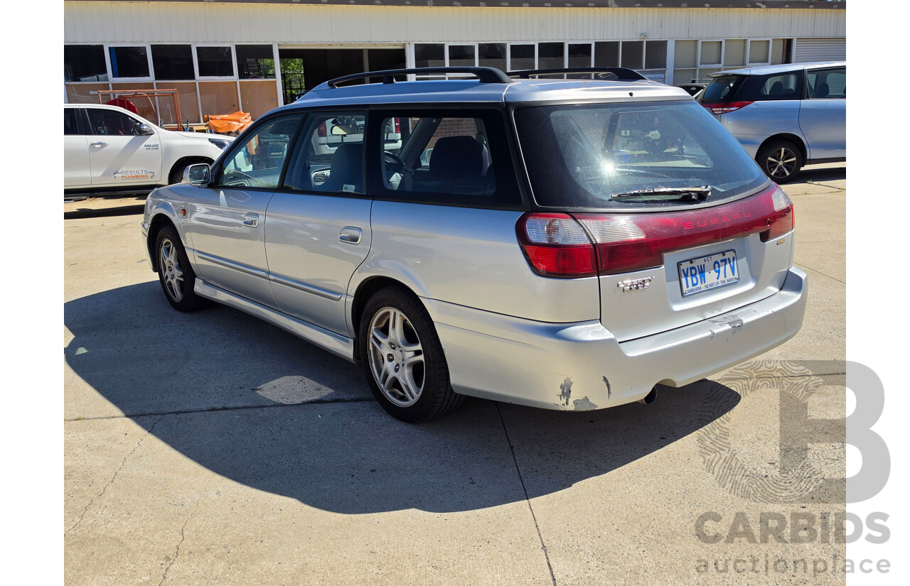 12/2001 Subaru Liberty RX MY01 4d Wagon Silver 2.5L