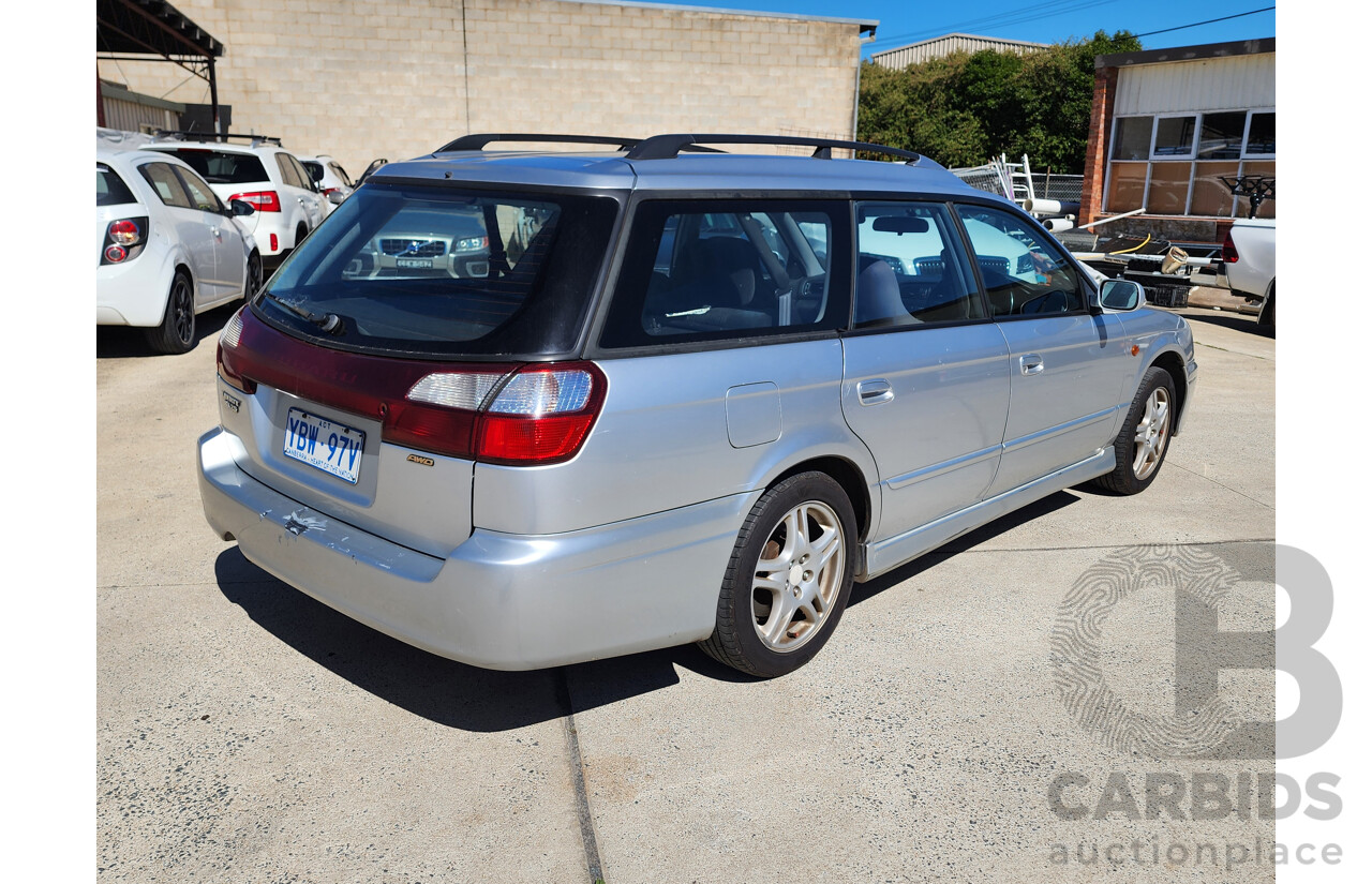 12/2001 Subaru Liberty RX MY01 4d Wagon Silver 2.5L