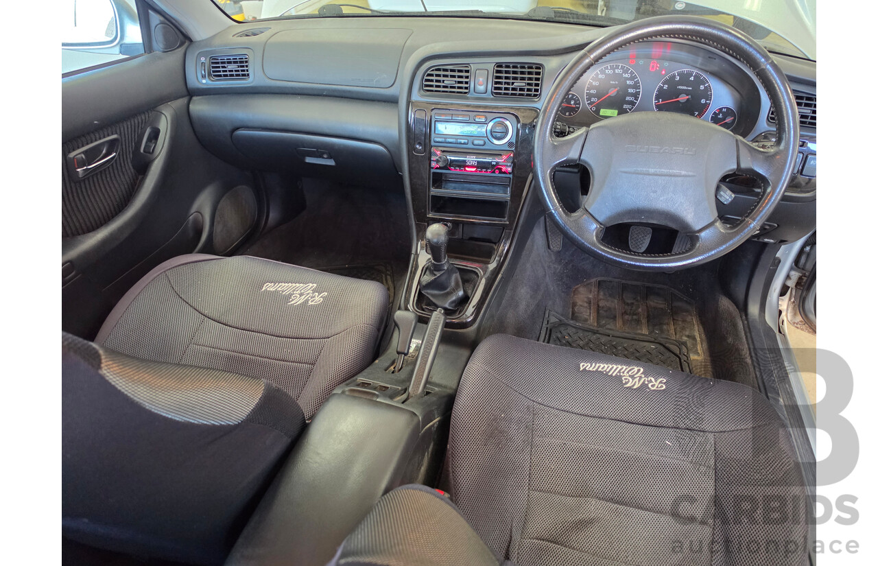 12/2001 Subaru Liberty RX MY01 4d Wagon Silver 2.5L