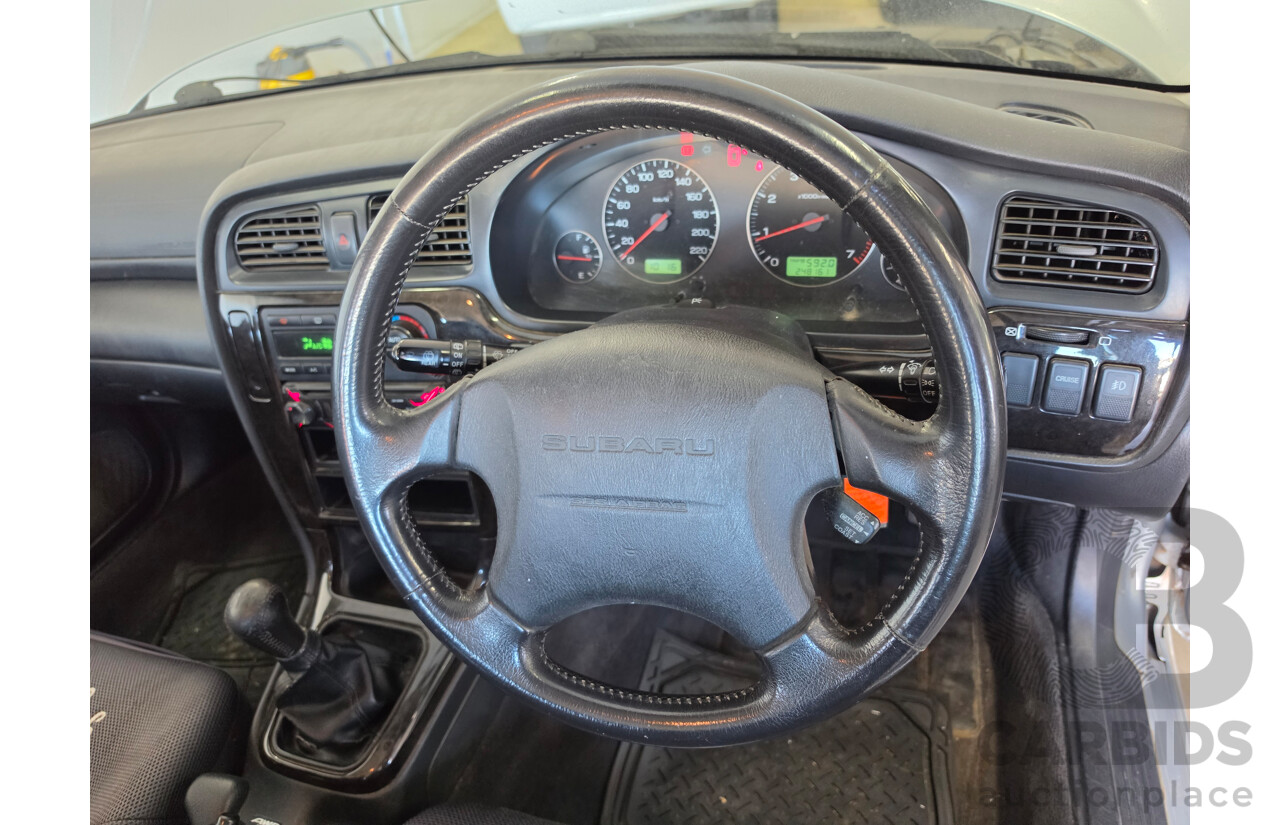 12/2001 Subaru Liberty RX MY01 4d Wagon Silver 2.5L