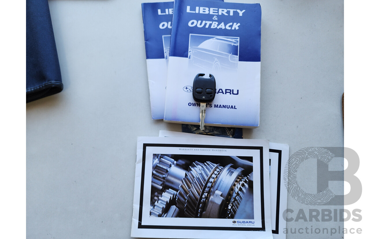 12/2001 Subaru Liberty RX MY01 4d Wagon Silver 2.5L