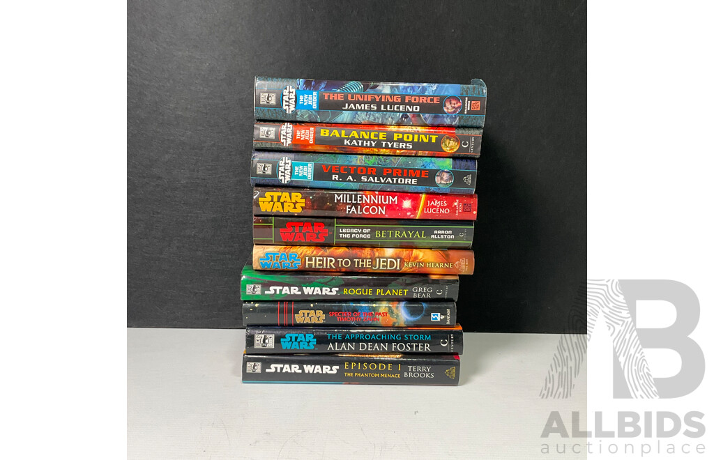 Collection of Ten Hardback Books Relating to Star Wars