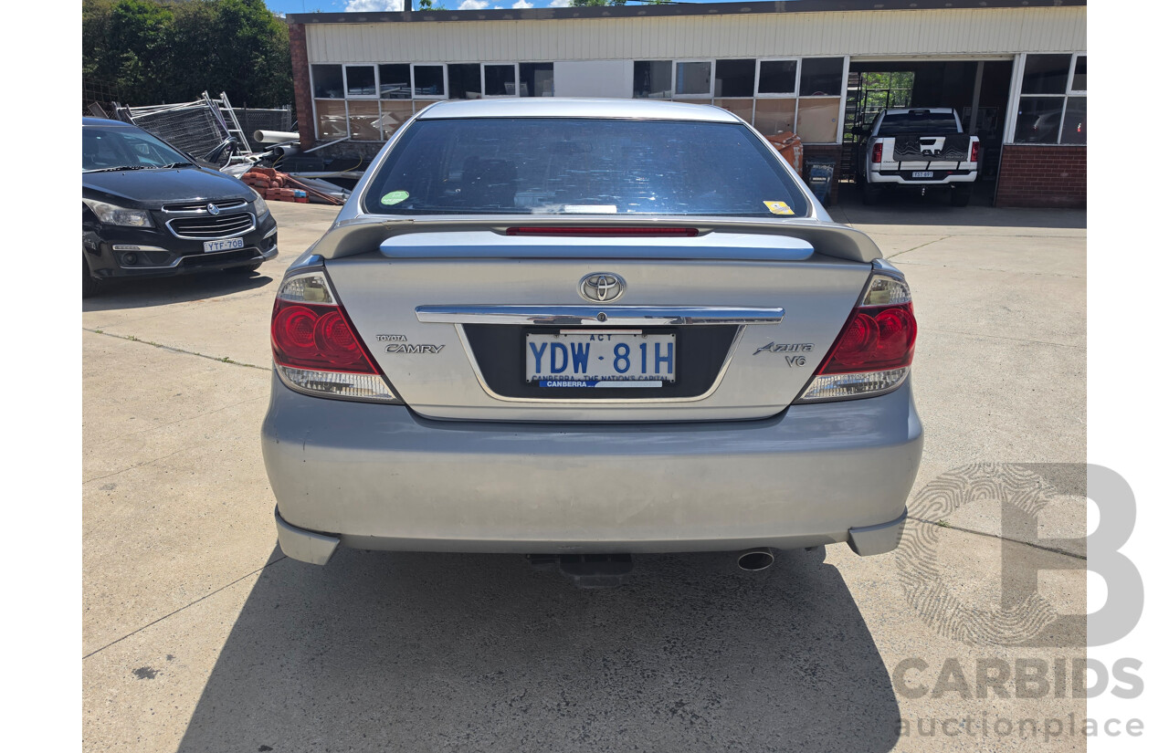 03/2005 Toyota Camry Azura MCV36R UPGRADE 4d Sedan Silver 3.0L