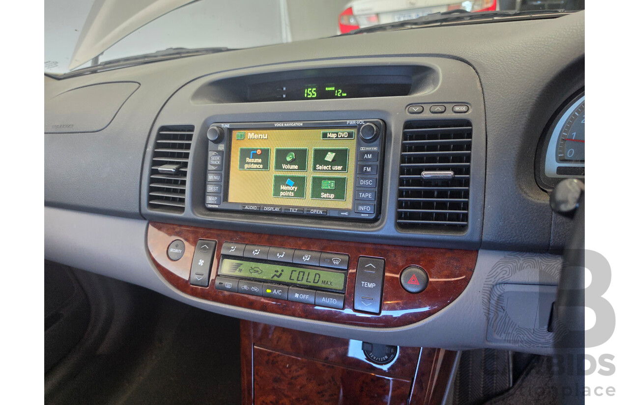 03/2005 Toyota Camry Azura MCV36R UPGRADE 4d Sedan Silver 3.0L