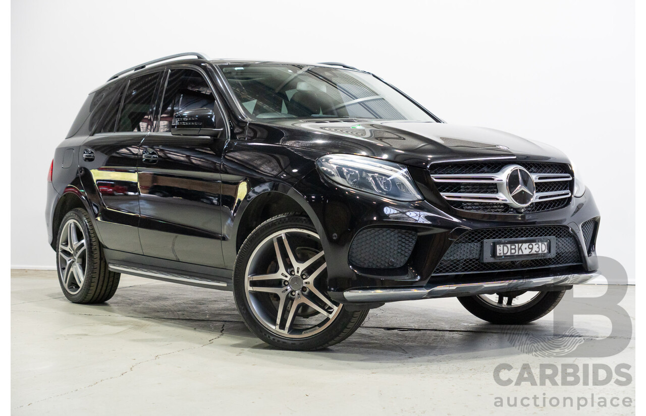 10/2015 Mercedes-Benz GLE350d AWD 166 4d Wagon Black 3.0L
