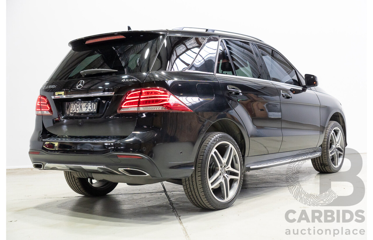 10/2015 Mercedes-Benz GLE350d AWD 166 4d Wagon Black 3.0L