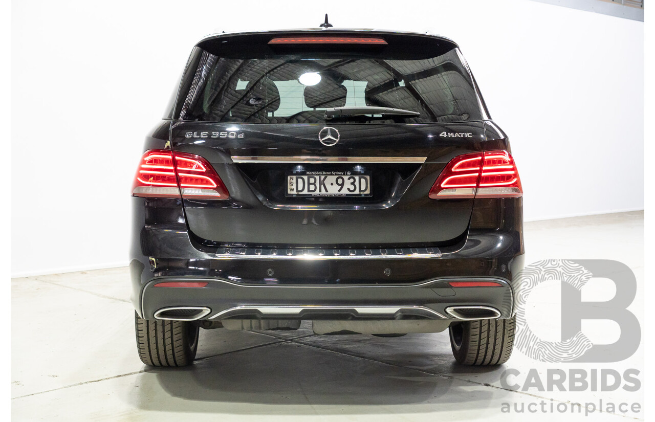 10/2015 Mercedes-Benz GLE350d AWD 166 4d Wagon Black 3.0L