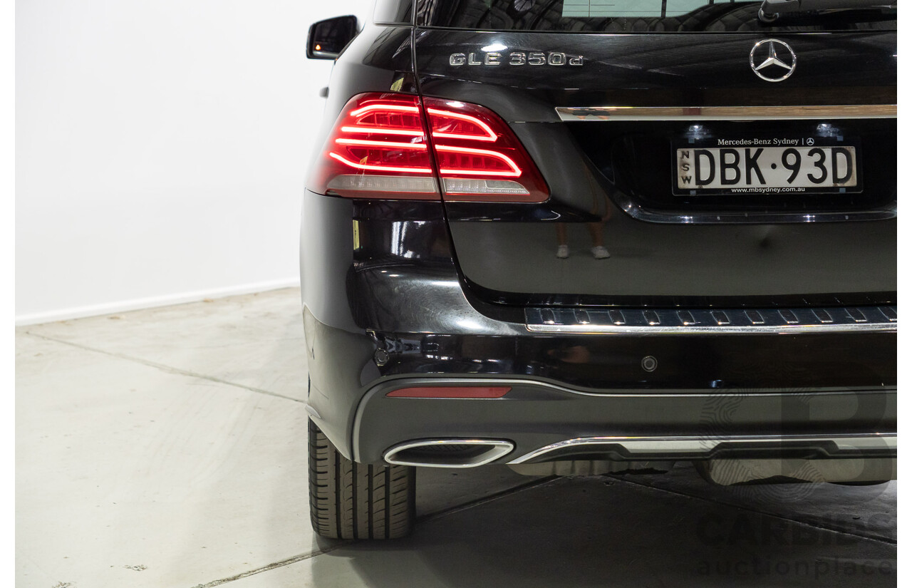10/2015 Mercedes-Benz GLE350d AWD 166 4d Wagon Black 3.0L