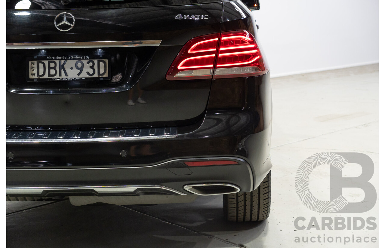 10/2015 Mercedes-Benz GLE350d AWD 166 4d Wagon Black 3.0L