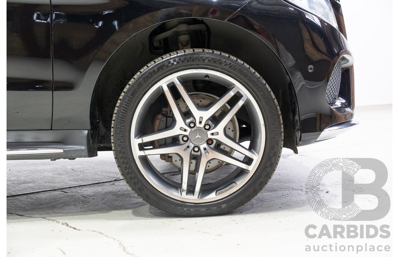 10/2015 Mercedes-Benz GLE350d AWD 166 4d Wagon Black 3.0L