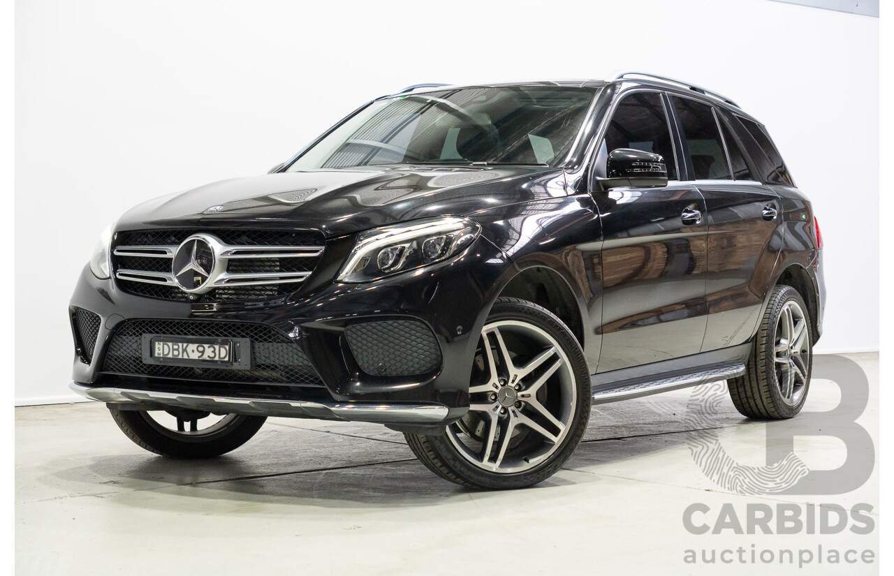 10/2015 Mercedes-Benz GLE350d AWD 166 4d Wagon Black 3.0L