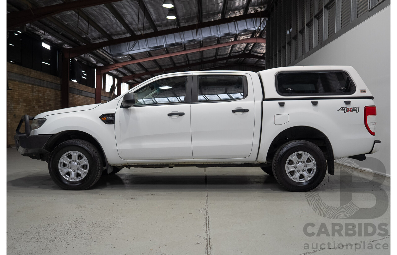 11/2015 Ford Ranger XLS (4x4) PX MKII Dual Cab Utility White 3.2L