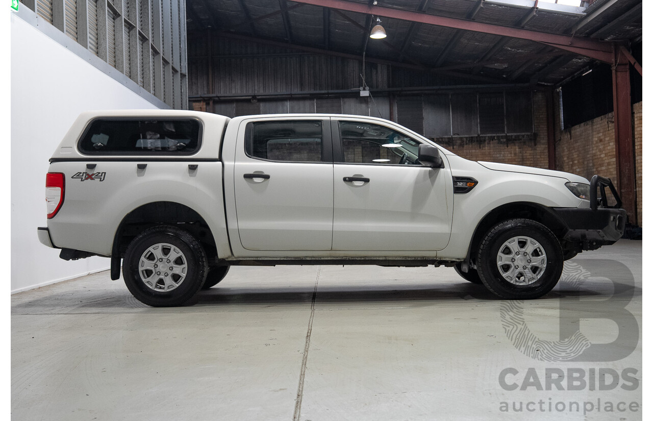 11/2015 Ford Ranger XLS (4x4) PX MKII Dual Cab Utility White 3.2L