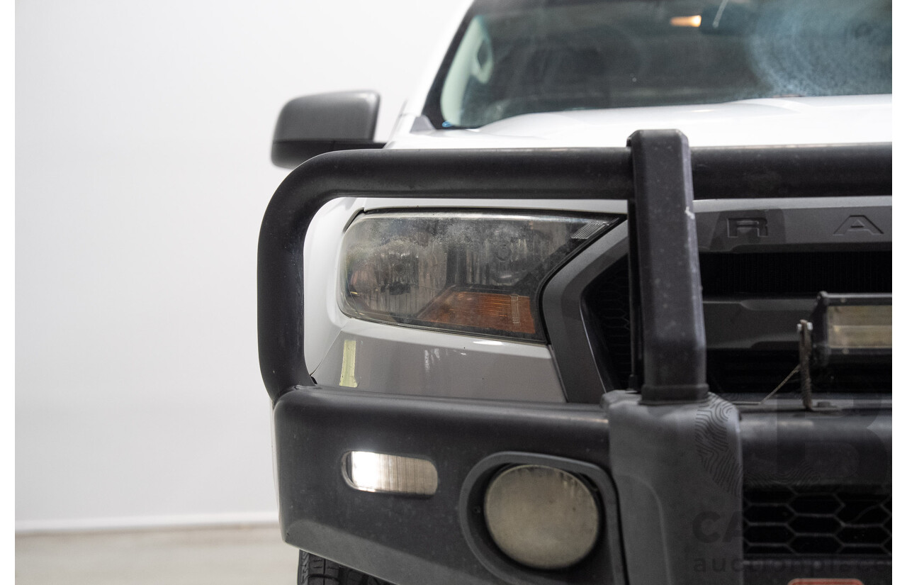 11/2015 Ford Ranger XLS (4x4) PX MKII Dual Cab Utility White 3.2L