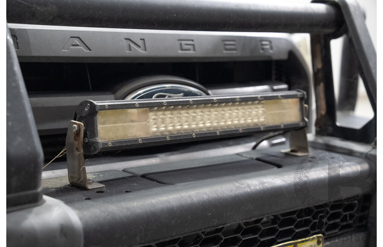 11/2015 Ford Ranger XLS (4x4) PX MKII Dual Cab Utility White 3.2L