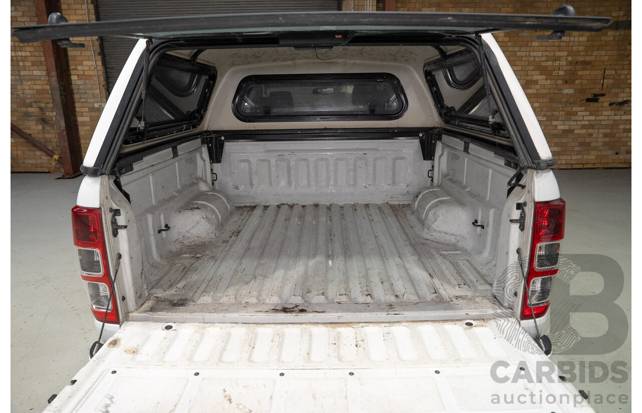 11/2015 Ford Ranger XLS (4x4) PX MKII Dual Cab Utility White 3.2L