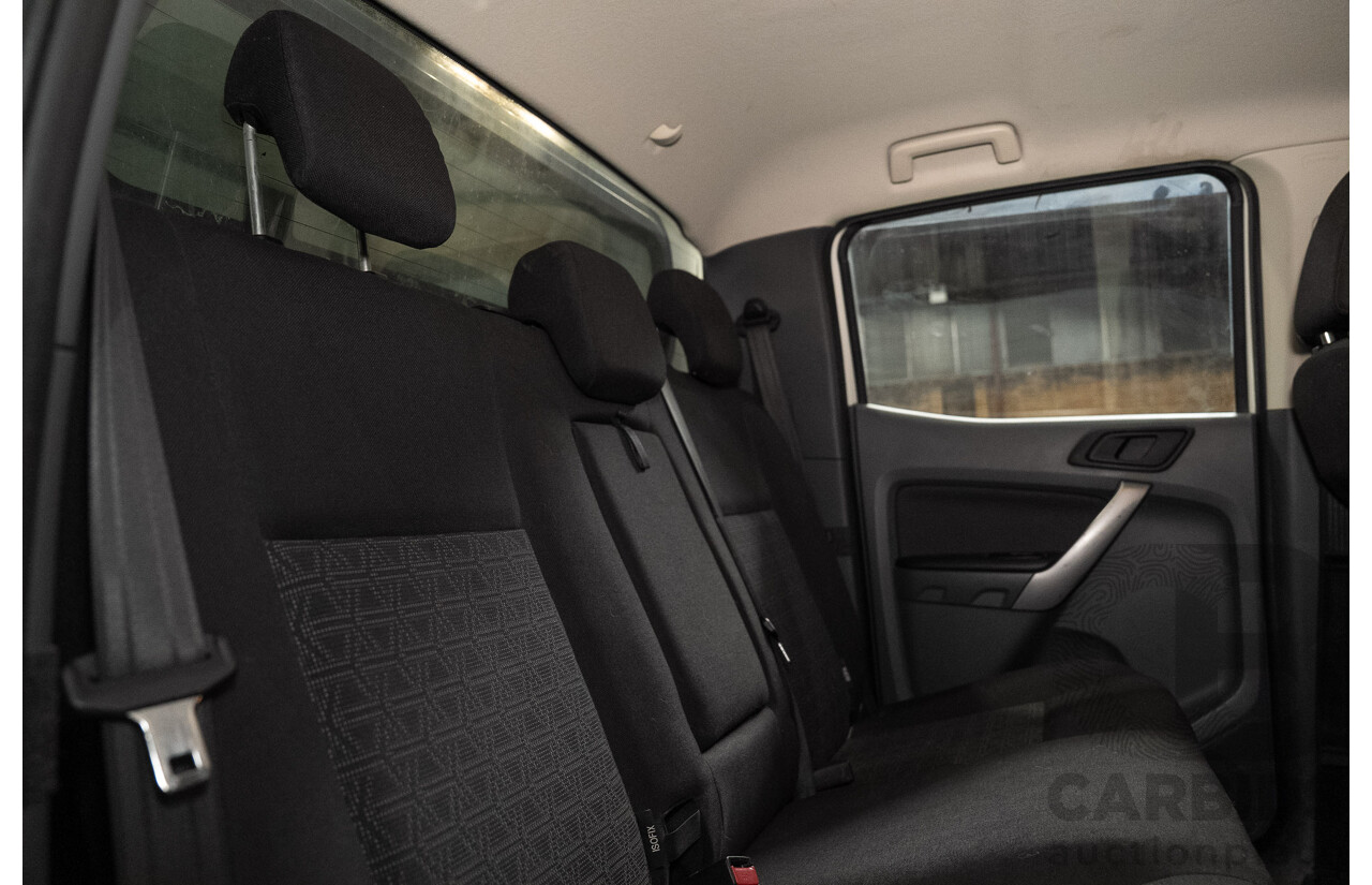 11/2015 Ford Ranger XLS (4x4) PX MKII Dual Cab Utility White 3.2L