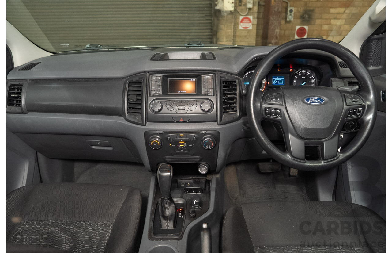 11/2015 Ford Ranger XLS (4x4) PX MKII Dual Cab Utility White 3.2L