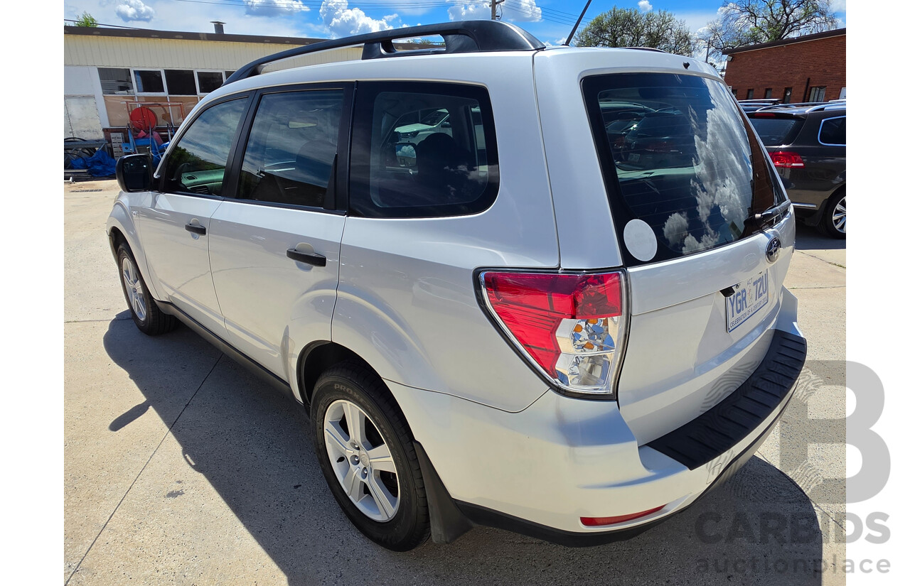 01/2010 Subaru Forester X Columbia MY10 4d Wagon Pearl White 2.5L
