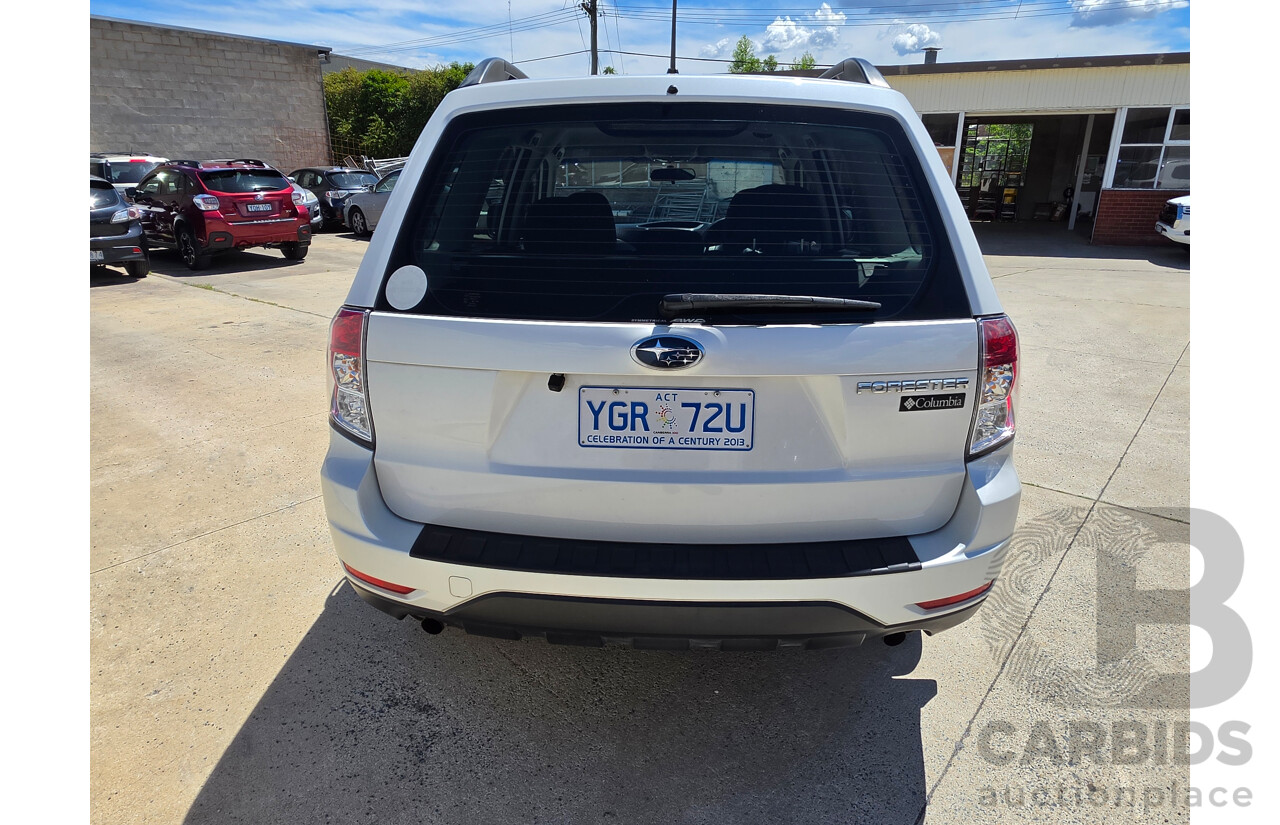 01/2010 Subaru Forester X Columbia MY10 4d Wagon Pearl White 2.5L