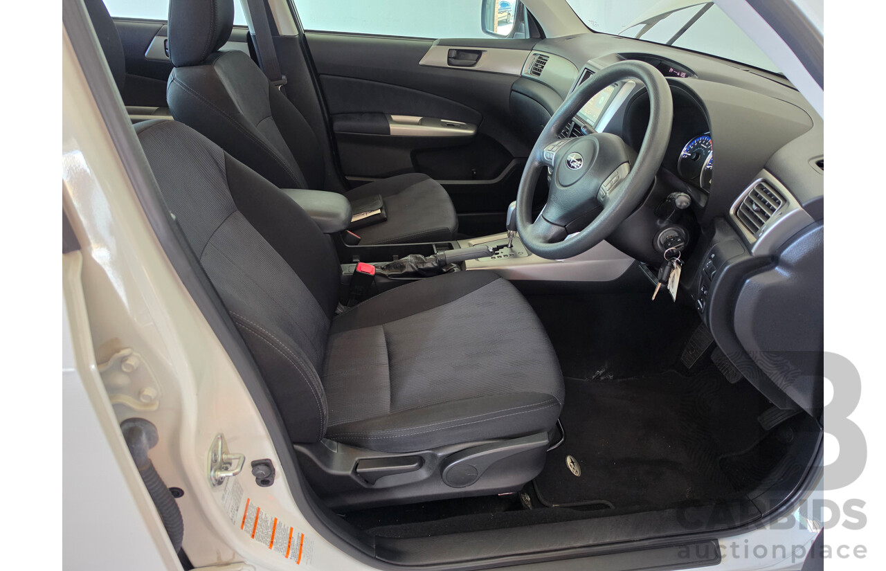 01/2010 Subaru Forester X Columbia MY10 4d Wagon Pearl White 2.5L