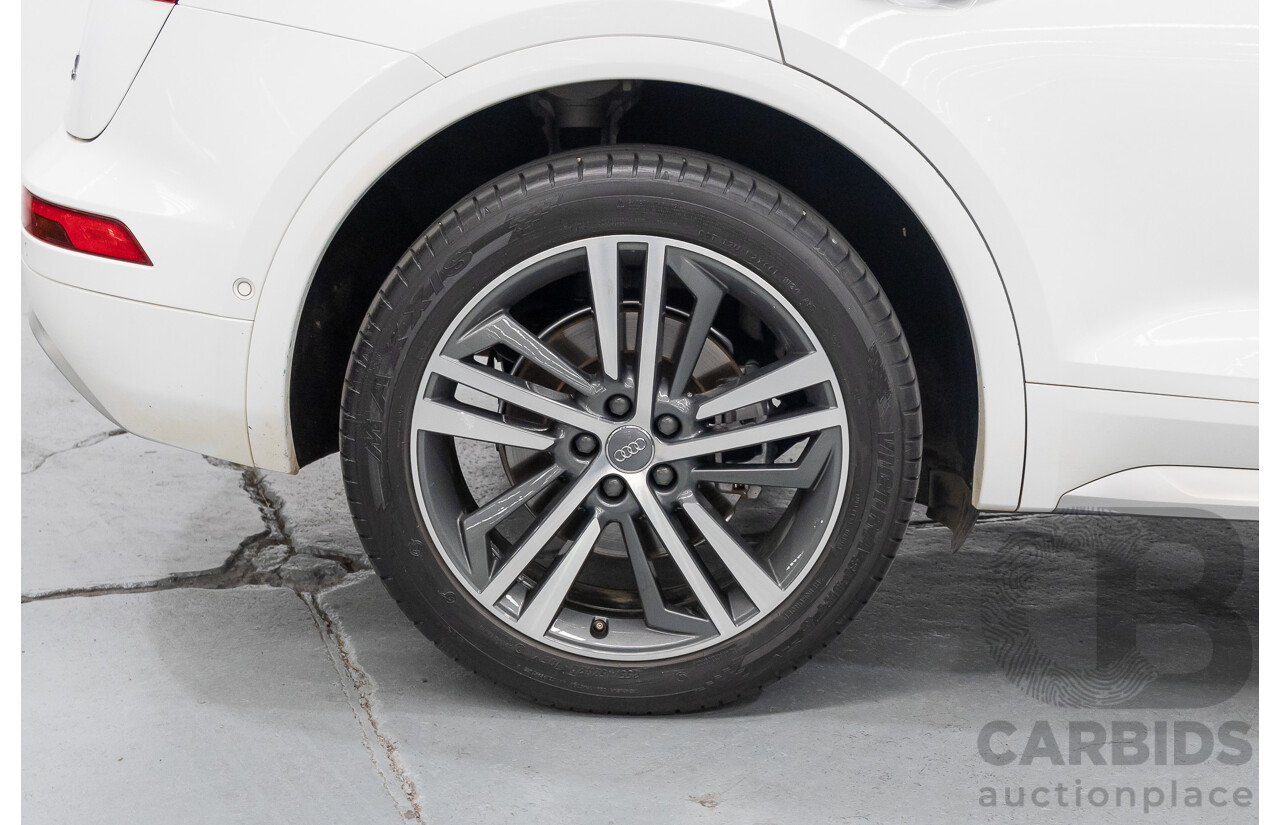 2/2019 Audi Q5 50 TDI Quattro Sport (AWD) FY MY19 4d Wagon Ibis White Turbo Diesel V6 3.0L