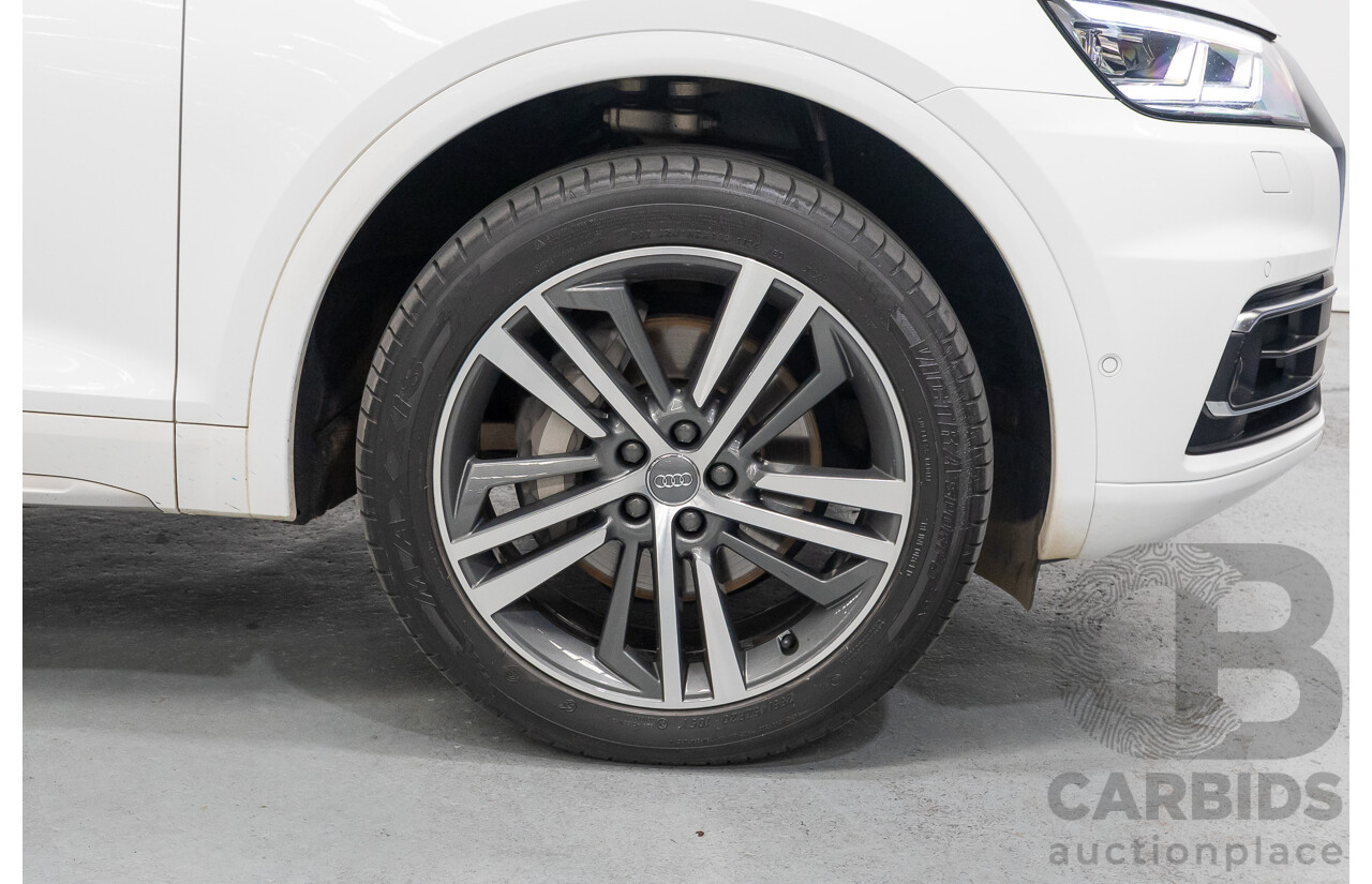 2/2019 Audi Q5 50 TDI Quattro Sport (AWD) FY MY19 4d Wagon Ibis White Turbo Diesel V6 3.0L