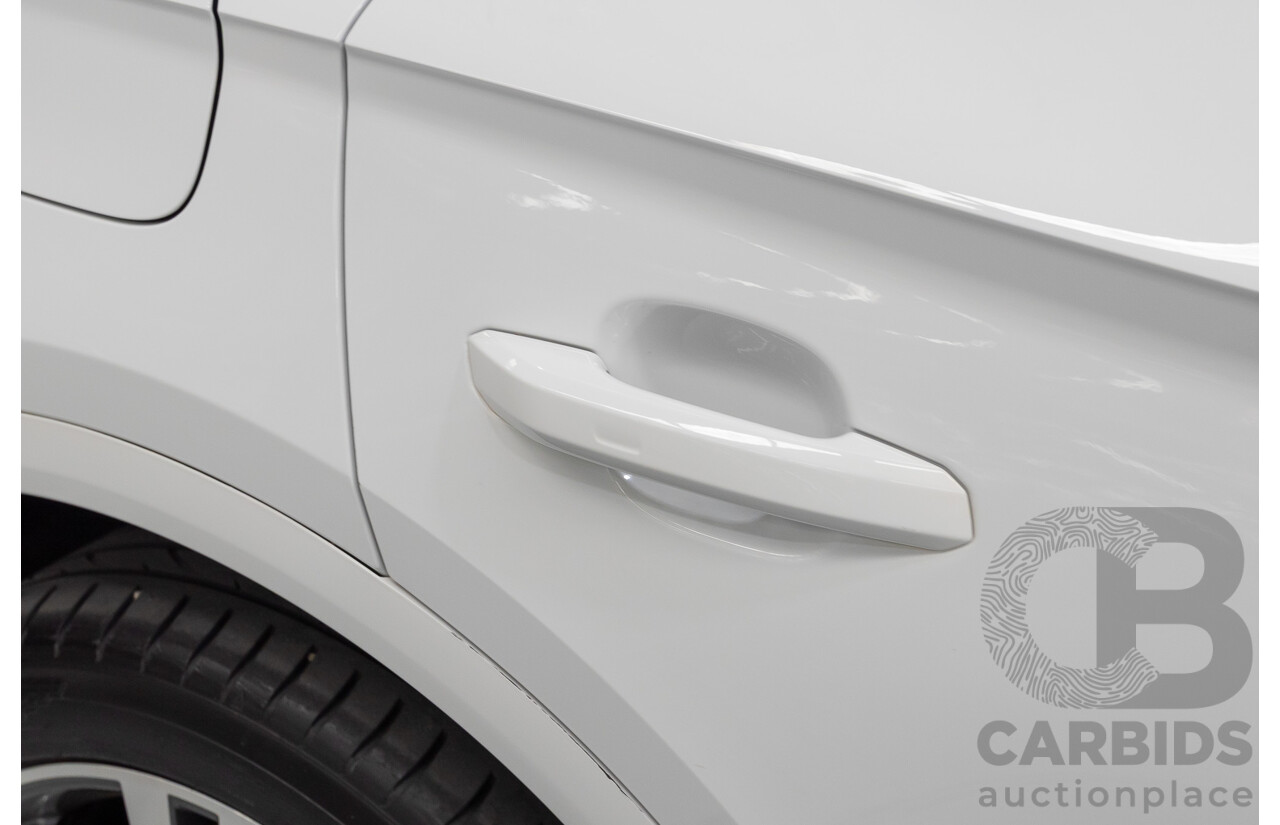 2/2019 Audi Q5 50 TDI Quattro Sport (AWD) FY MY19 4d Wagon Ibis White Turbo Diesel V6 3.0L