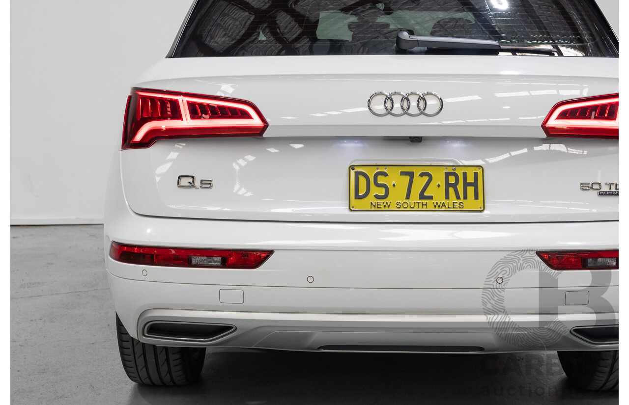2/2019 Audi Q5 50 TDI Quattro Sport (AWD) FY MY19 4d Wagon Ibis White Turbo Diesel V6 3.0L