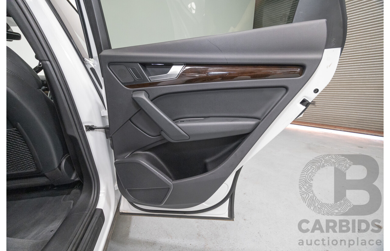 2/2019 Audi Q5 50 TDI Quattro Sport (AWD) FY MY19 4d Wagon Ibis White Turbo Diesel V6 3.0L